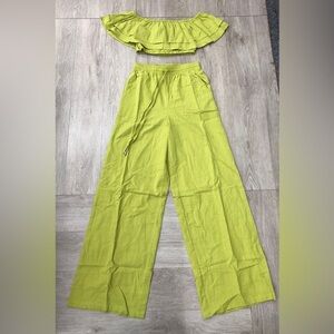 688. Two Piece 100% Cotton in Green